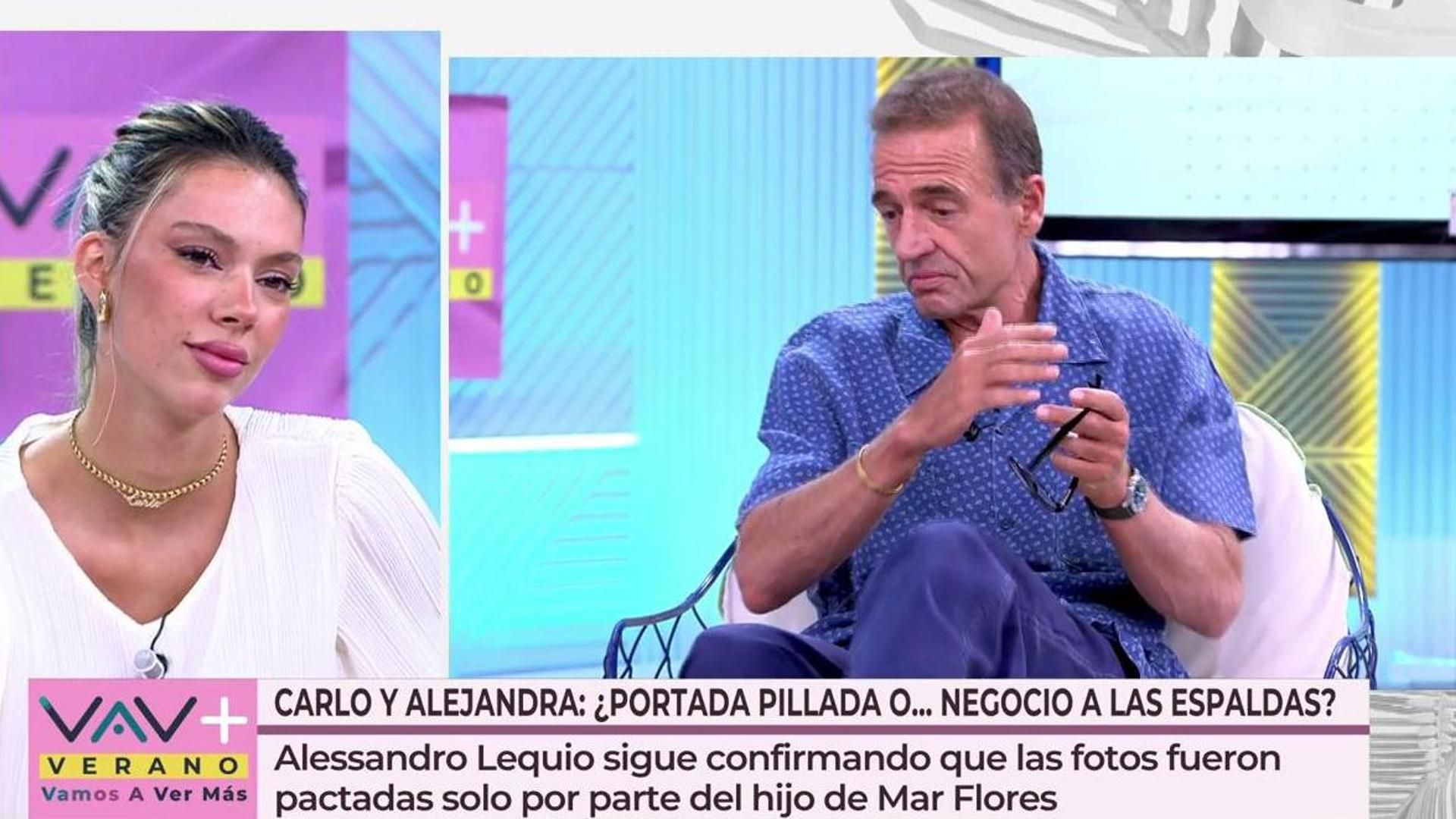 vamosavert5's tweet card. Alejandra Rubio y Carlo Costanzia  se convertían de nuevo en portada esta semana al aparecer en la revista 'Diez Minutos' de la mano disfrutando de