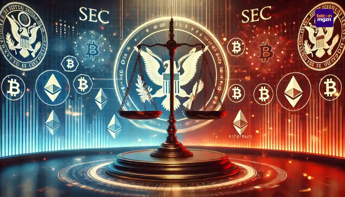 BitcoinMagNL's tweet card. De SEC heeft de Bitwise crypto ETF goedkeuring tijdig ingetrokken. Waarom? Betekent dit dat altcoin season is afgelast?