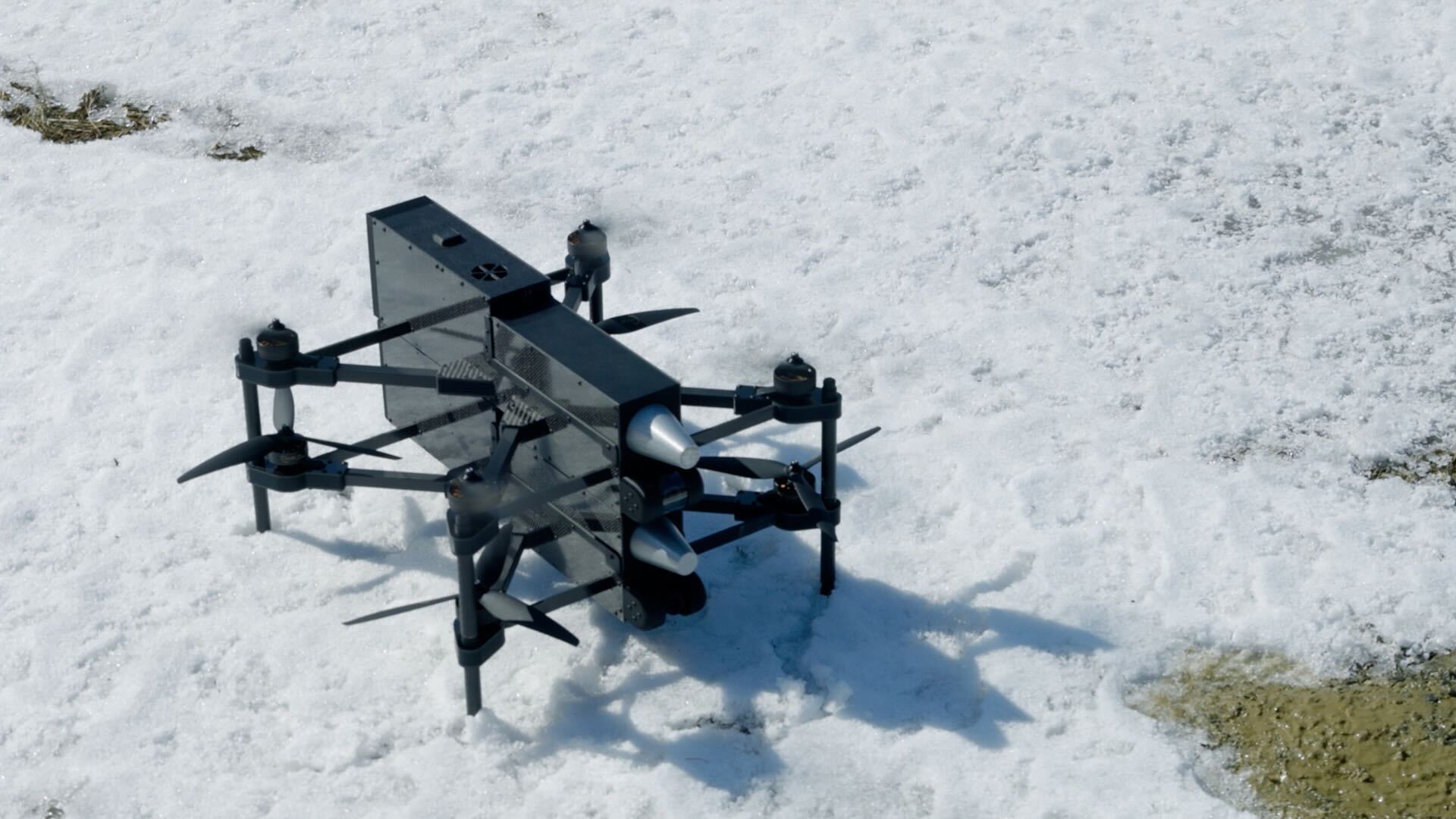 NextGen_Defense's tweet card. XAiDEN is a South Korean attack drone using AI for swarm flight, precision strikes, and operation in signal-denied areas.