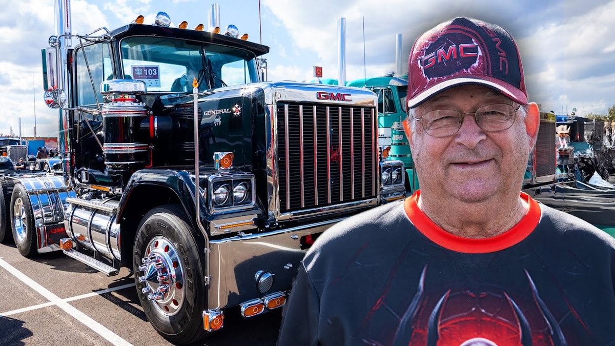 OverdriveUpdate's tweet card. The Indiana-based truck enthusiast bought the truck mostly for its two-stroke V8 Detroit engine and has since built it into a chromed-out showpiece.