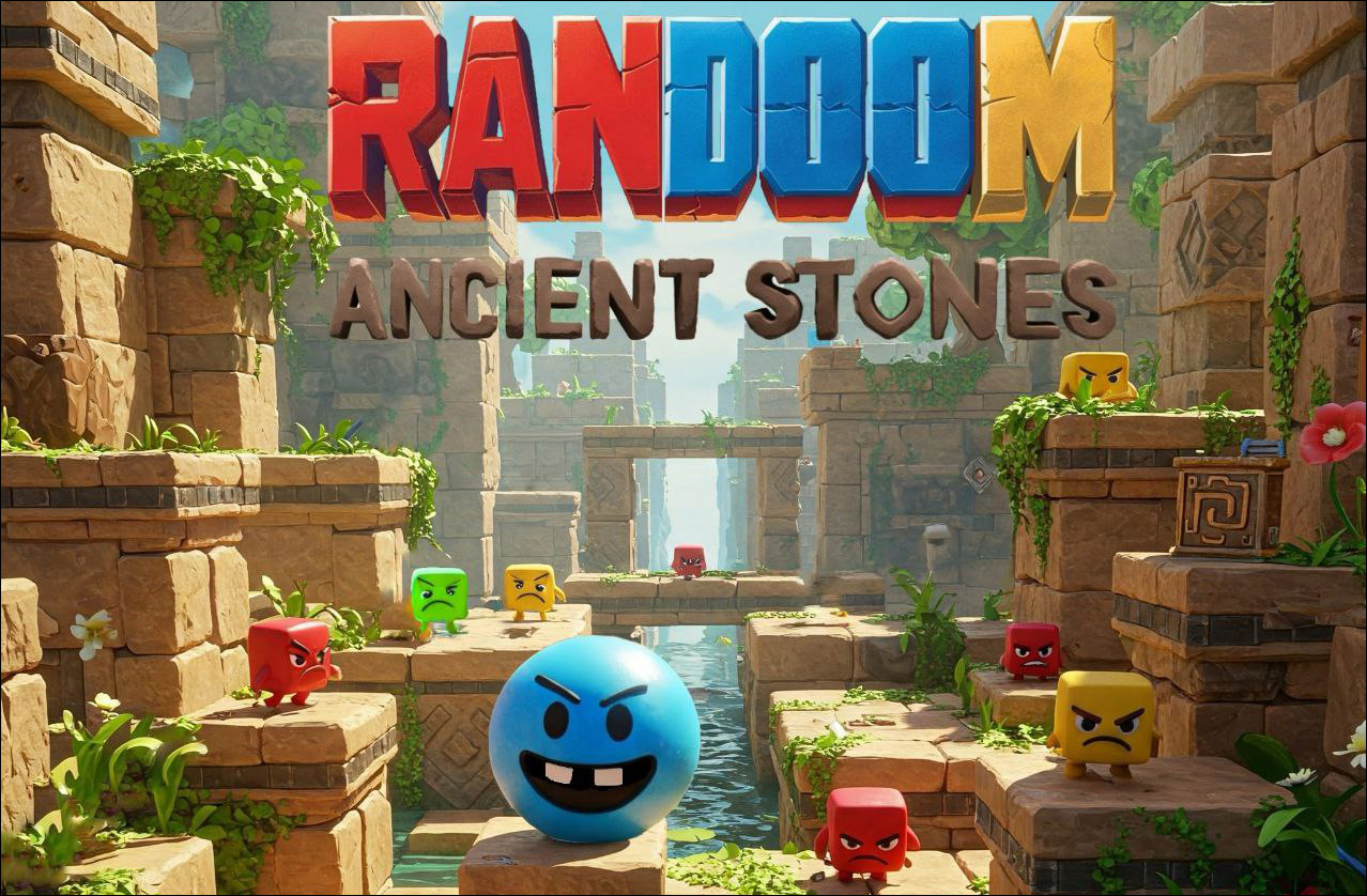 TheOasisBBS's tweet card. Randoom Ancient Stones is a chaotic new C64 action game full of random enemies, wild power-ups, and nonstop retro fun.