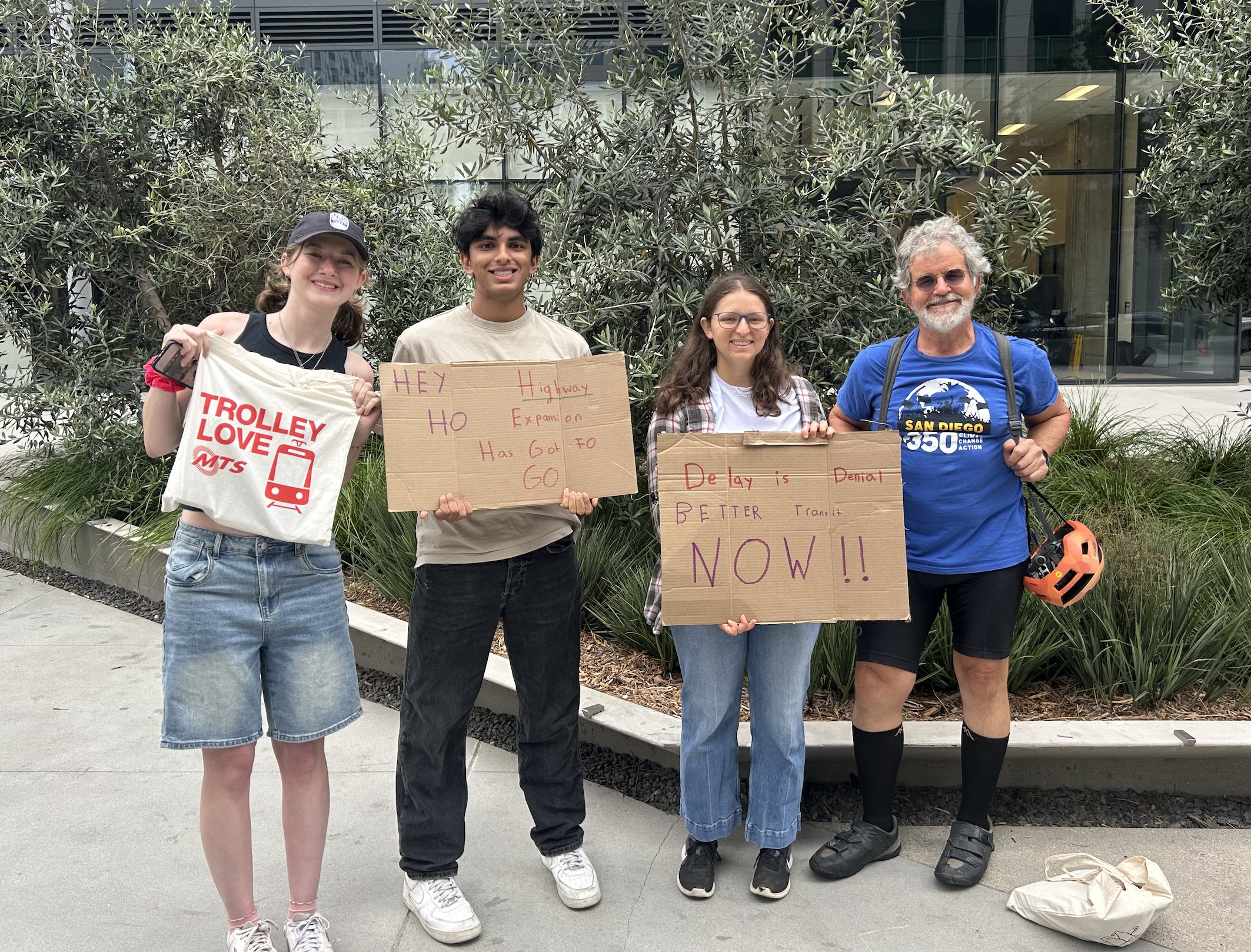 realsaadasad's tweet card. KC Gupta and Elena Grilli, both 17, plan to meet outside the agency's downtown office to protest SANDAG's 2025 regional plan.