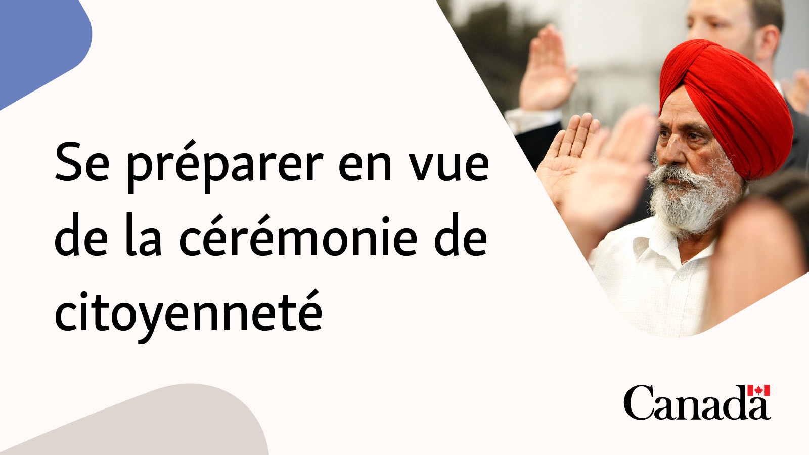 CitImmCanFR's tweet card. Se préparer en vue de la cérémonie de citoyenneté