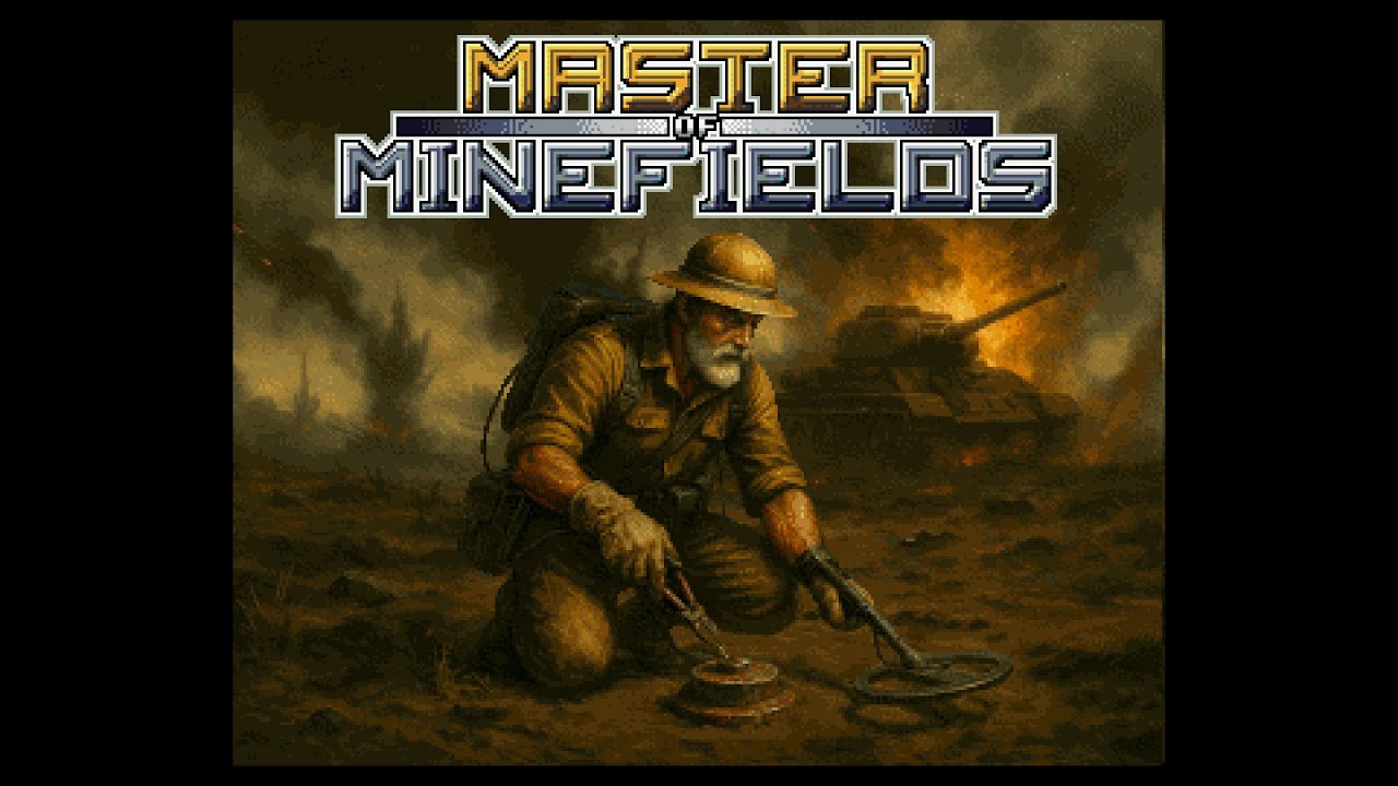TheOasisBBS's tweet card. Master Of Minefields is a fast-paced Amiga AGA game with dual-mouse support, hardcore mode, and stunning visuals. Watch the final build!