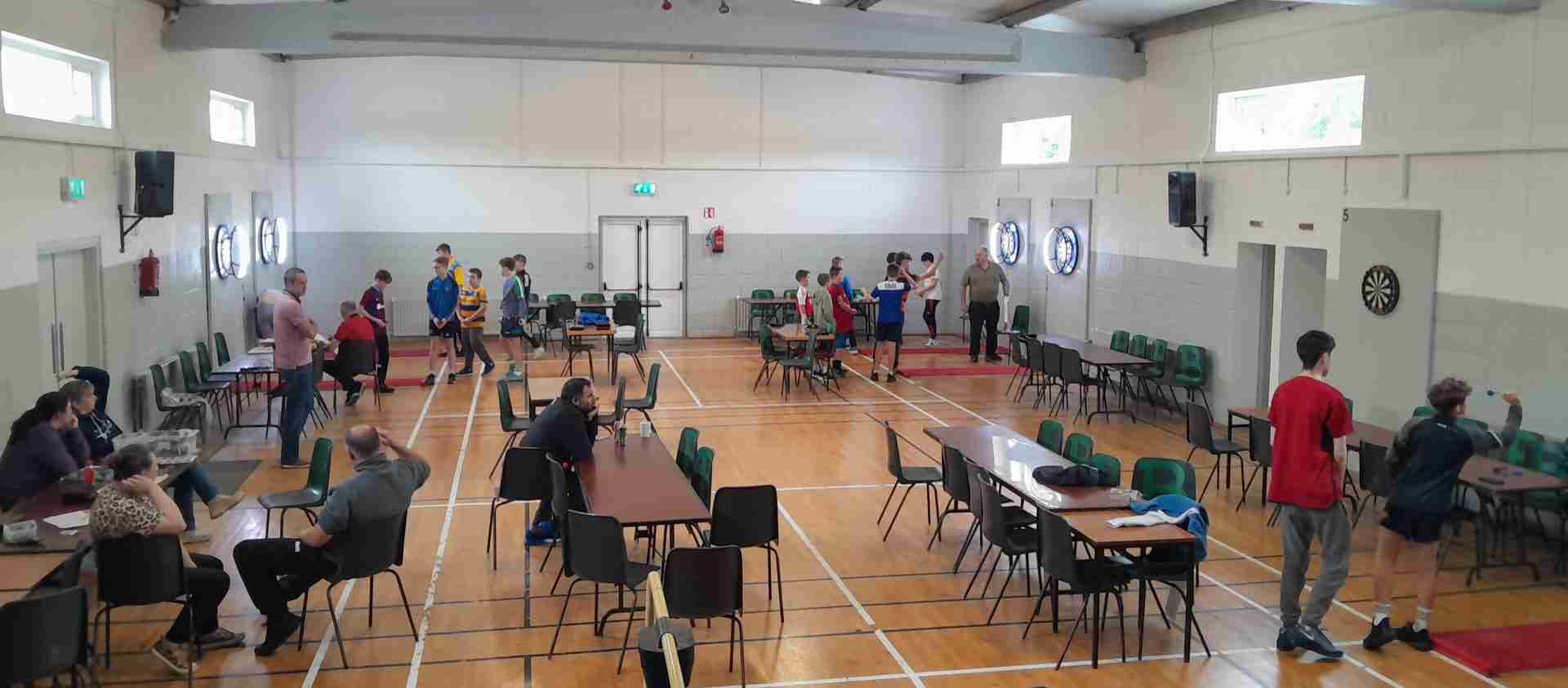 RoscommonPeople's tweet card. Roscommon Youth Darts Academy have recently moved to Ballinaheglish Community Centre. Due to more children joining up, extra space was required. Nine dartboards are now available to help ensure...