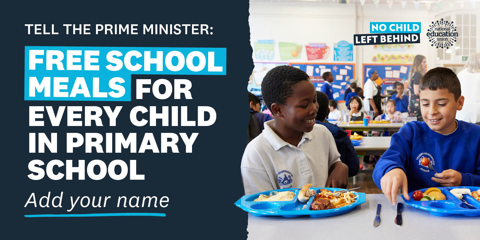 grsbrown's tweet card. Tell the Government it’s time to extend Free School Meals to every child in primary. Add your name to open letter, alongside civil society and MPs, calling on the new Prime Minister to do right by...