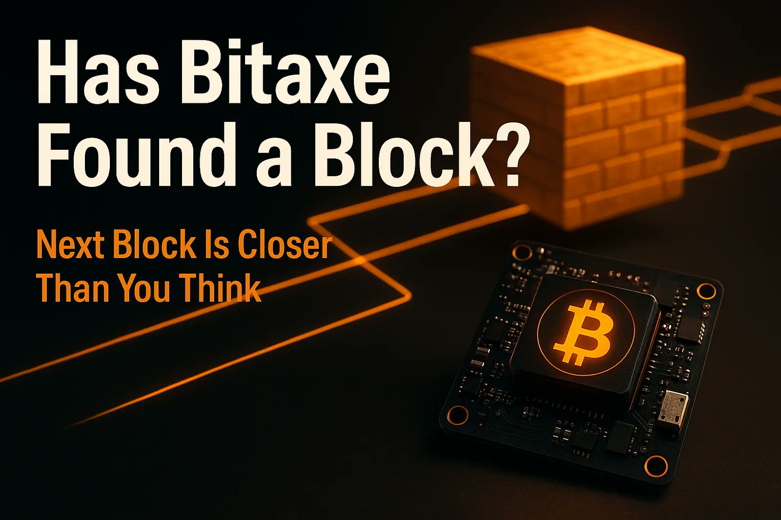 SoloSatoshi's tweet card. Has Bitaxe Found a Block? Confirmed wins, dates revealed, and another block could land any day. Dive into the odds and excitement!