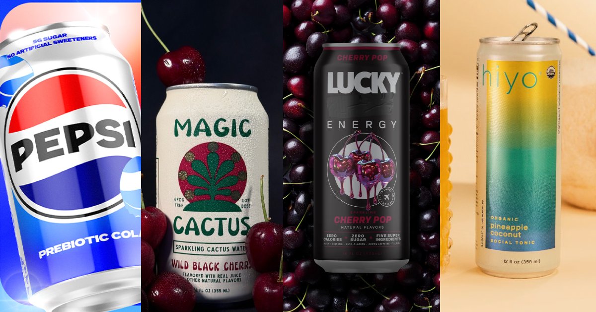 BevNET's tweet card. This week's gallery features a first look at Pepsi Prebiotic, the first release from Lucky Energy’s Black Label Collection, a fan-demanded flavor from Magic Cactus, and more.