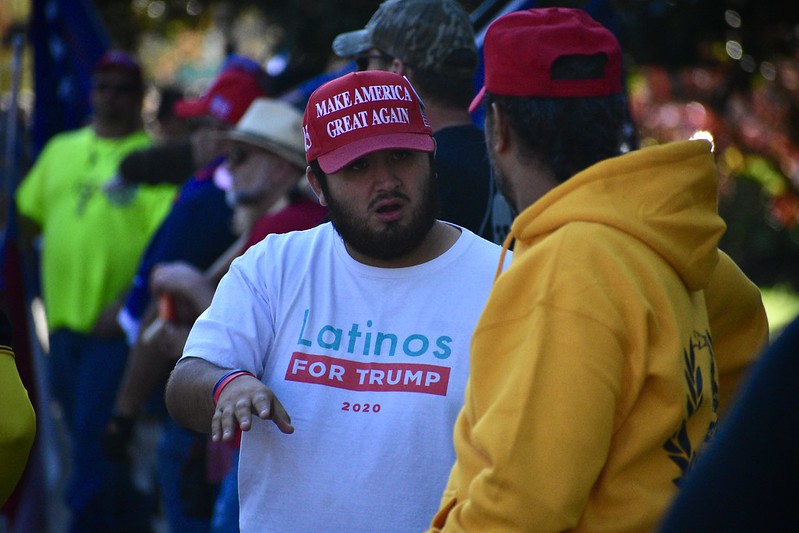 goodauth's tweet card. Conservative Hispanic Americans are ditching their Hispanic identity, surveys show.