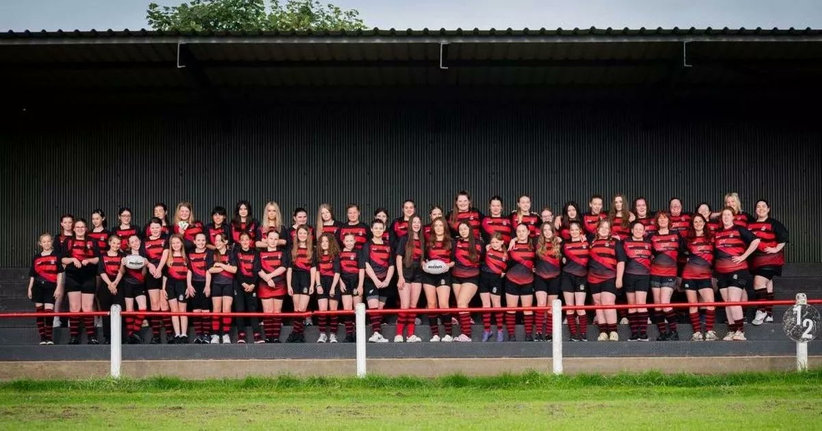 TeessideLive's tweet card. Redcar Rugby Club has seen a huge growth of girls playing at the club