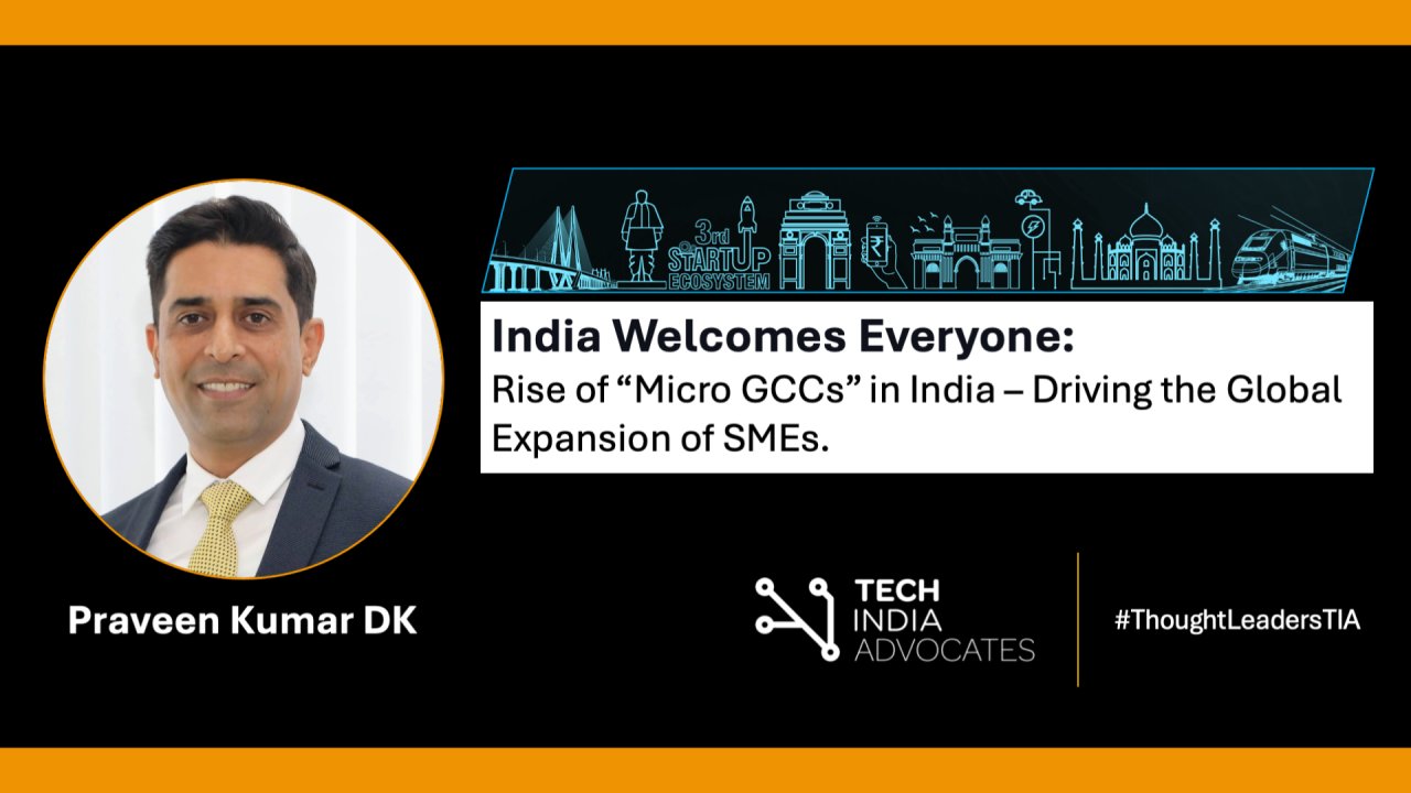 TechIndiaAdv's tweet card. For decades, India has been a magnet for global businesses seeking talent, efficiency, and innovation. The country’s journey in the global business landscape has been nothing short of remarkable.