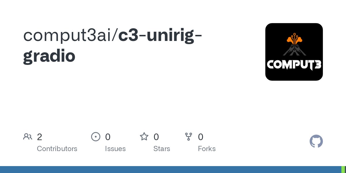 nedos's tweet card. Contribute to comput3ai/c3-unirig-gradio development by creating an account on GitHub.