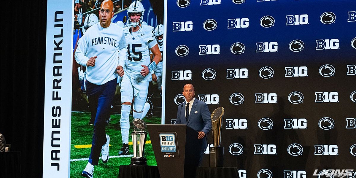 danieljtgallen's tweet card. Coach James Franklin and quarterback Drew Allar were among Penn State football representatives at Big Ten Media Days in Las Vegas. Lions247 was on the scene for coverage and there are several Nittany...