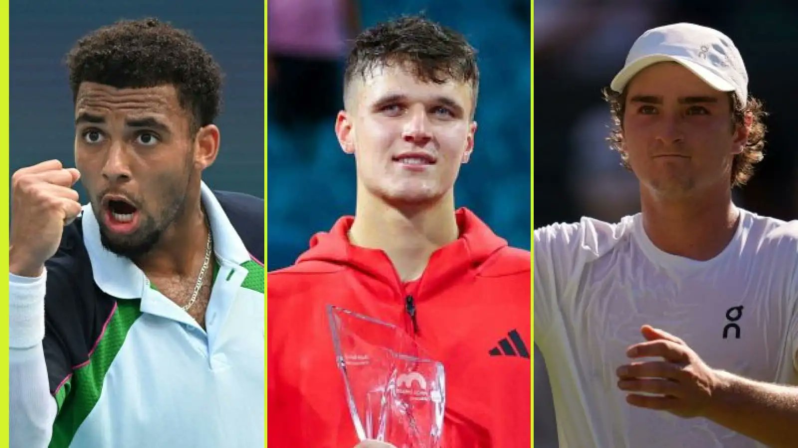 tennis365com's tweet card. We pick five ATP Tour stars who could go on to challenge Carlos Alcaraz and Jannik Sinner's dominance in the sport.