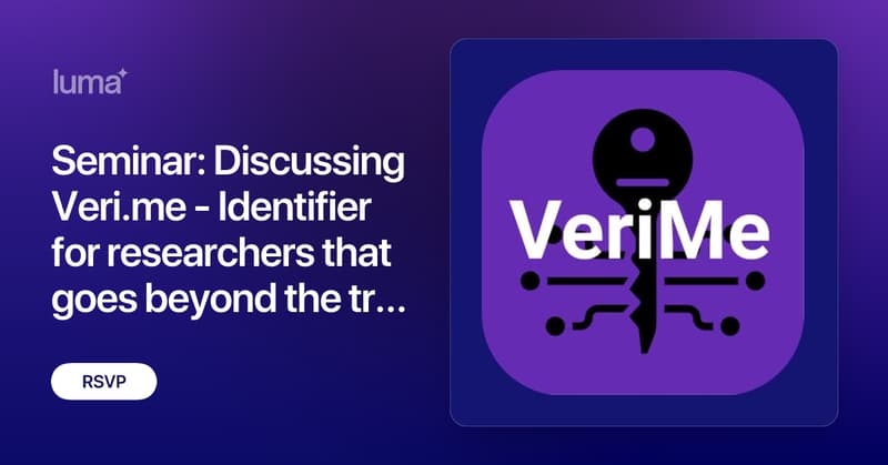 metagov_project's tweet card. https://verimyid.com/home VeriMe provides researchers a secure digital identity that enables verified access without exposing personal data.   • VeriMe is a…