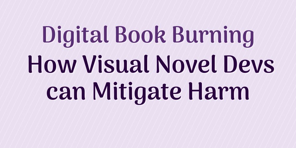 ArimiaDev's tweet card. We're currently in a new age of book burning—digital book burning, where mass censorship is upon us. Rather than censoring bigotted, hateful views that call for violence against marginalized groups…