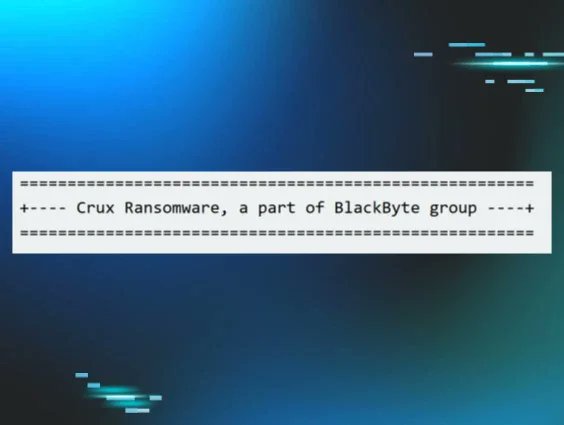 gleeda's tweet card. Huntress has observed a new ransomware variant, Crux, being used in multiple incidents.