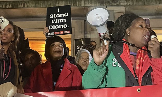 HackneyIndSG's tweet card. Independent Socialist Claudia Turbet-Delof, an ex-Labour councillor, says ‘this is exactly why we left’