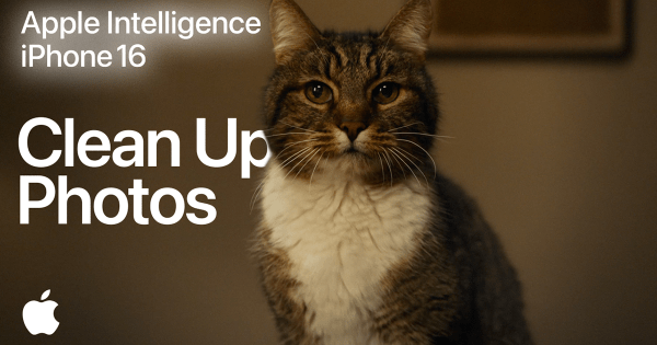 Adweek's tweet card. Apple Intelligence ad demonstrates a feature that impresses everyone but Garrett the cat and his devoted owner