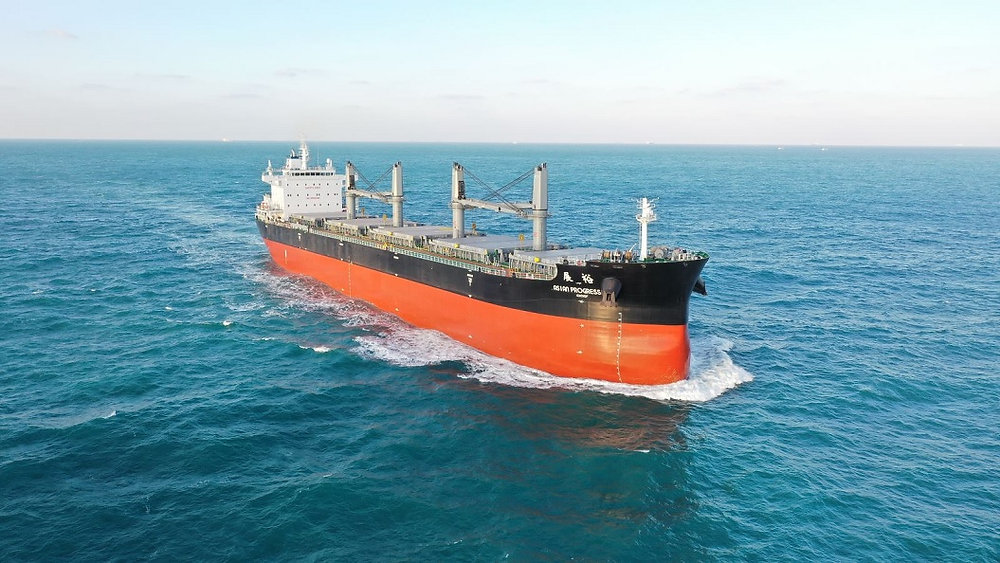 BiobasedDiesel's tweet card. U-Ming's bulk carrier Asian Progress was fueled with 24 percent methyl-ester biodiesel in the Port of Singapore, marking a first for the company.