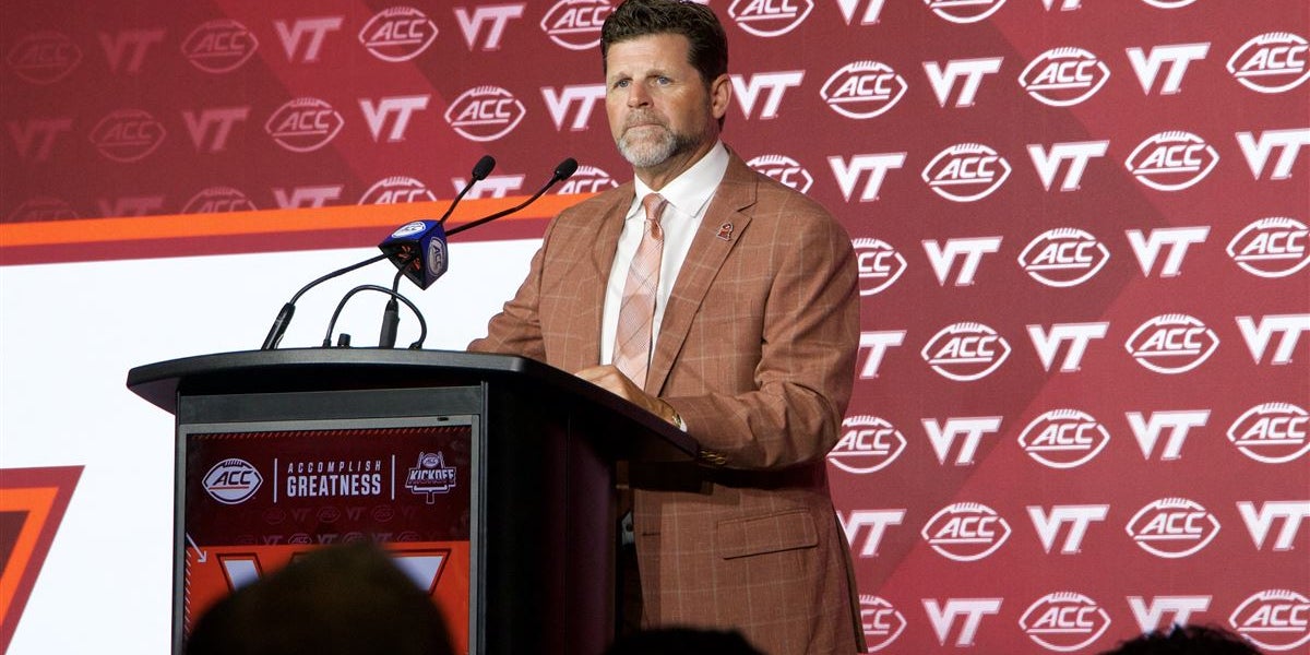 VTScoop247's tweet card. Updated heights, weights and jersey numbers for Virginia Tech football’s 2025 newcomers and returning players ahead of fall camp.