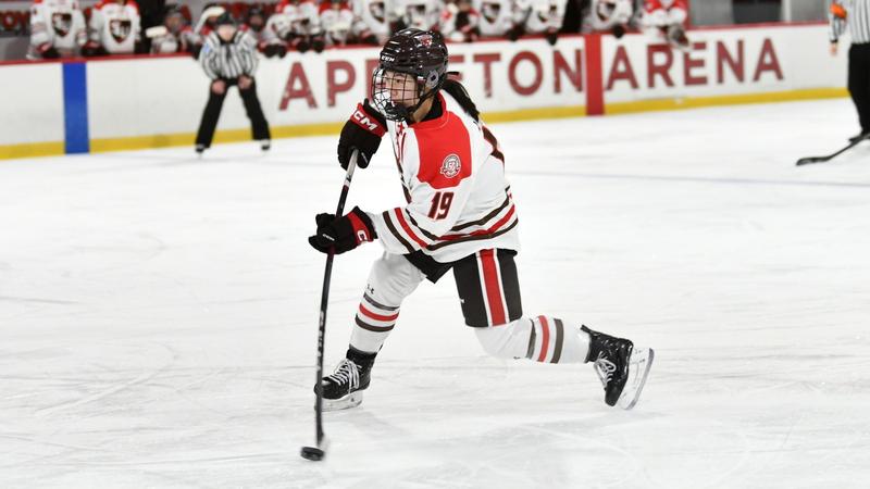 SLUsaints's tweet card. The American Hockey Coaches Association (AHCA) recognized six St. Lawrence University women's hockey players as Krampade All-American Scholars for the 2024-25 season.