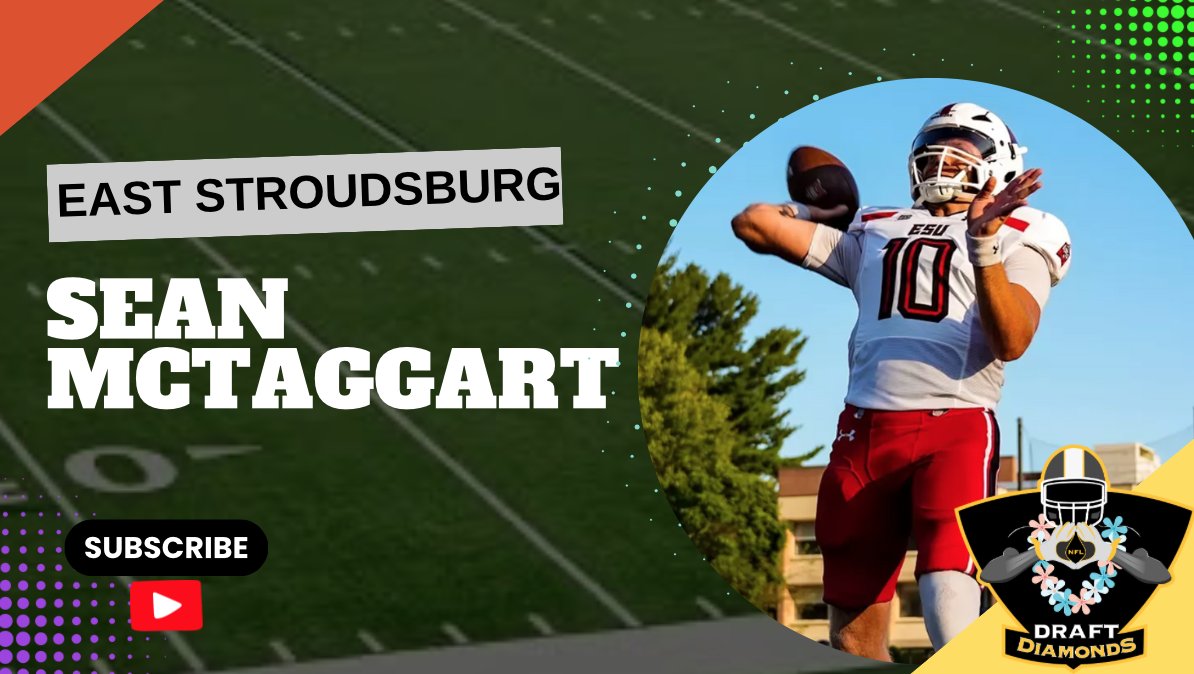 DraftDiamonds's tweet card. Explore Sean McTaggart's journey as a veteran quarterback and his impact on East Stroudsburg's success in 2024. Veteran quarterback Sean McTaggart has been a key contributor to East Stroudsburg’s...