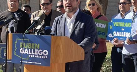 thecentersquare's tweet card. (The Center Square) — U.S. Sen. Ruben Gallego, D-Arizona, sent a letter to Kroger this week after the company laid off around 130 truck drivers and mechanics.