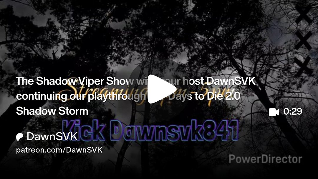 Dawnsvk841's tweet card. Get more from DawnSVK on Patreon