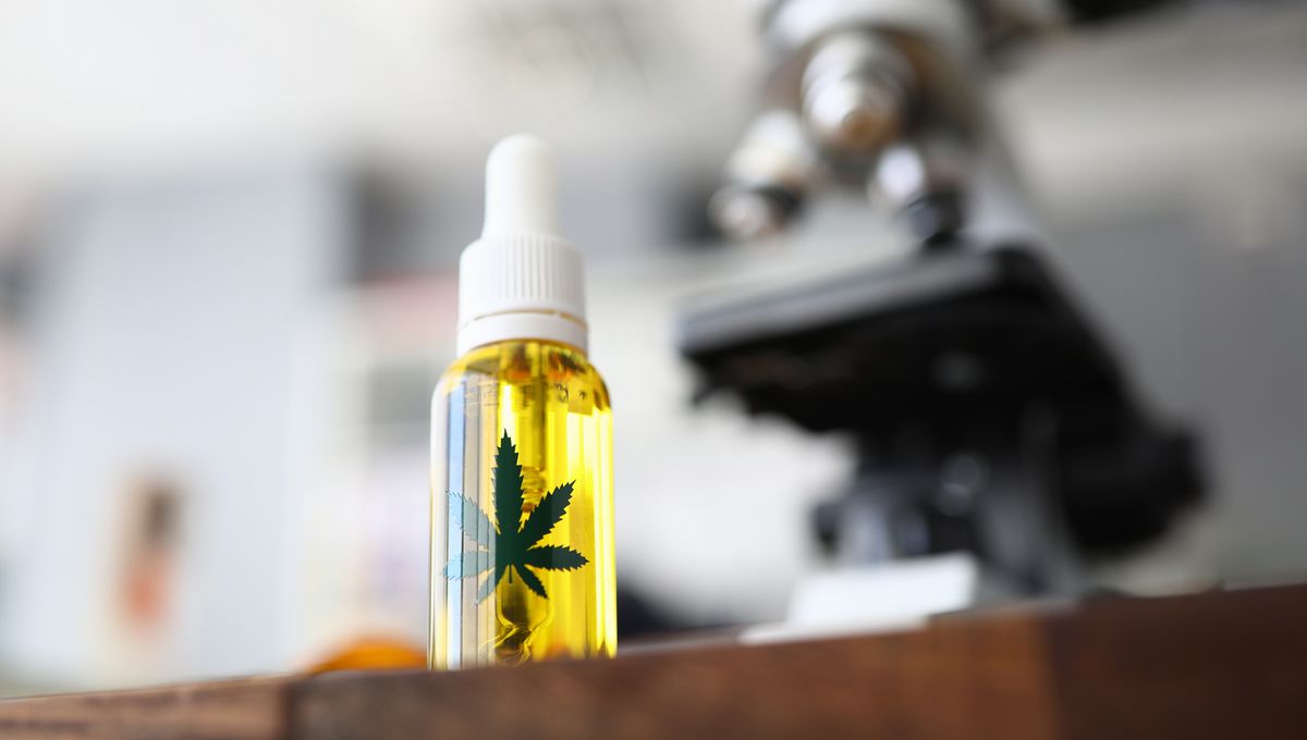 IFLScience's tweet card. A synthetic substitute for THC has been found to produce very similar psychoactive responses to the chemical it is meant to replace, raising questions about its regulation.