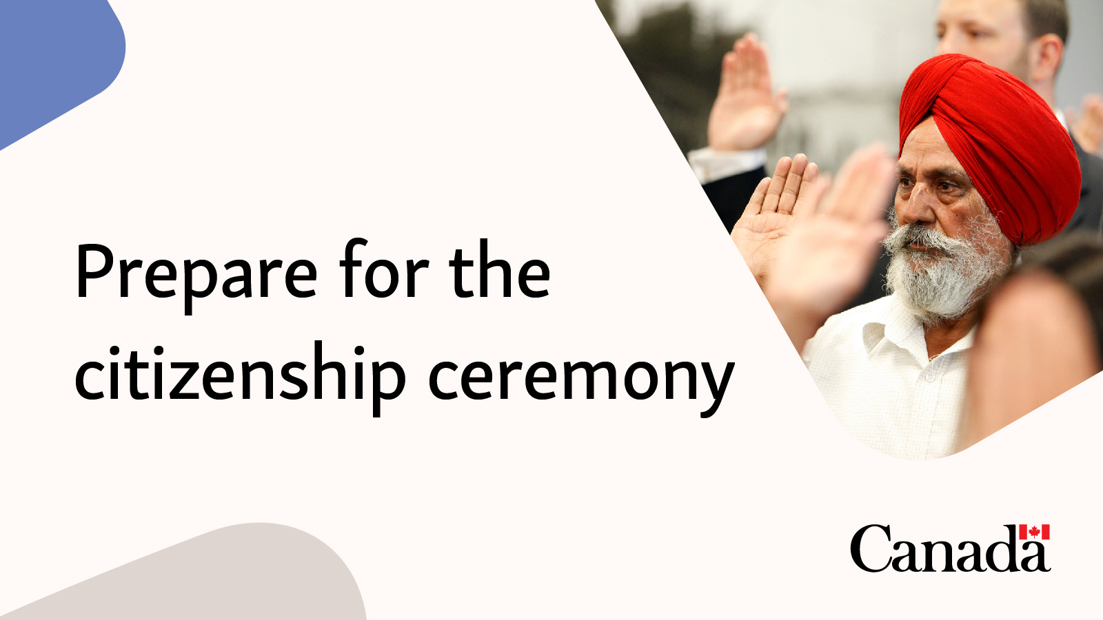 CitImmCanada's tweet card. Prepare for the citizenship ceremony