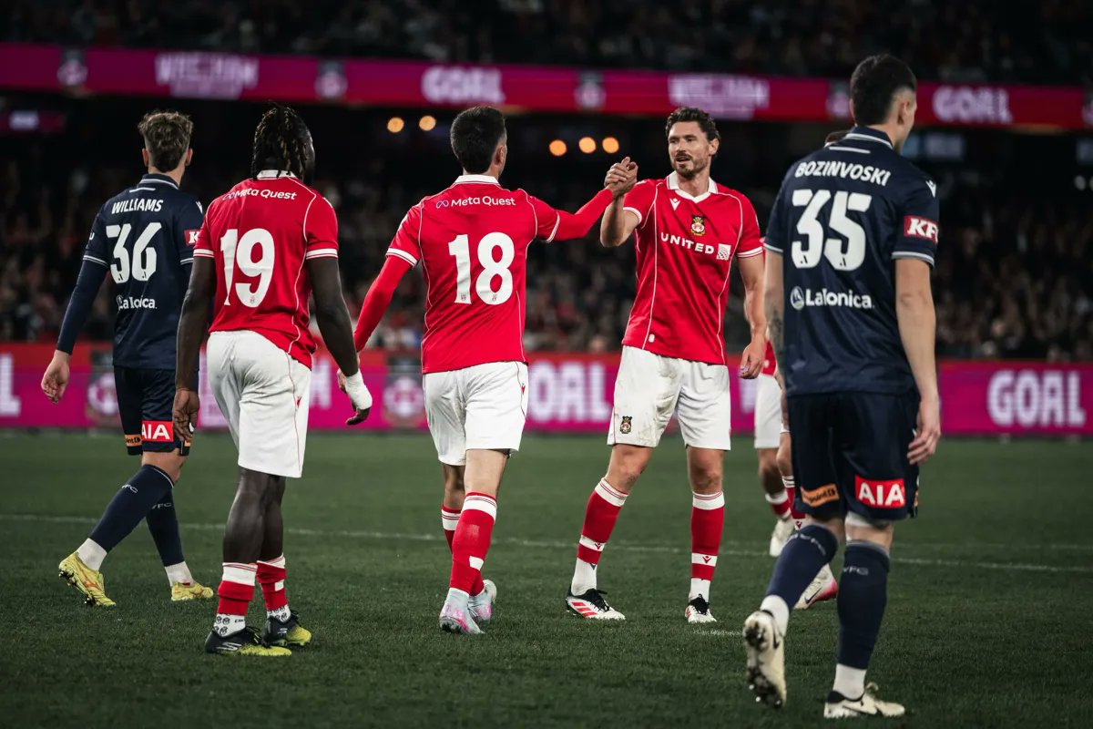 WxmAFC_com's tweet card. Wrexham AFC kicked off their "Wrexham Down Under" tour with a commanding 3-0 victory over Melbourne Victory in a pre-season friendly at Marvel Stadium First Half: Wrexham Break the Deadlock The match...