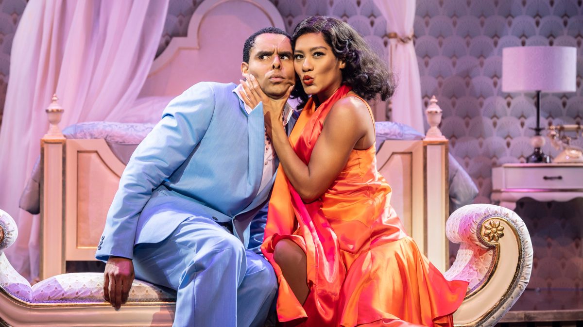 CliveDavisUK's tweet card. After a tricky start, the director Kathleen Marshall got an evening of amiable fluff back on track at Chichester Festival Theatre