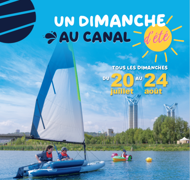 Rouen's tweet card. A partir du 20 juillet 2025, le parc & canal Camille-Claudel offre des animations gratuites chaque dimanche pour se détendre sur un site à haute valeur envionnementale, nouveau poumon vert au coeur...