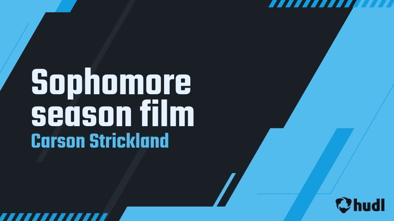 757_Carson's tweet card. Sophomore season film