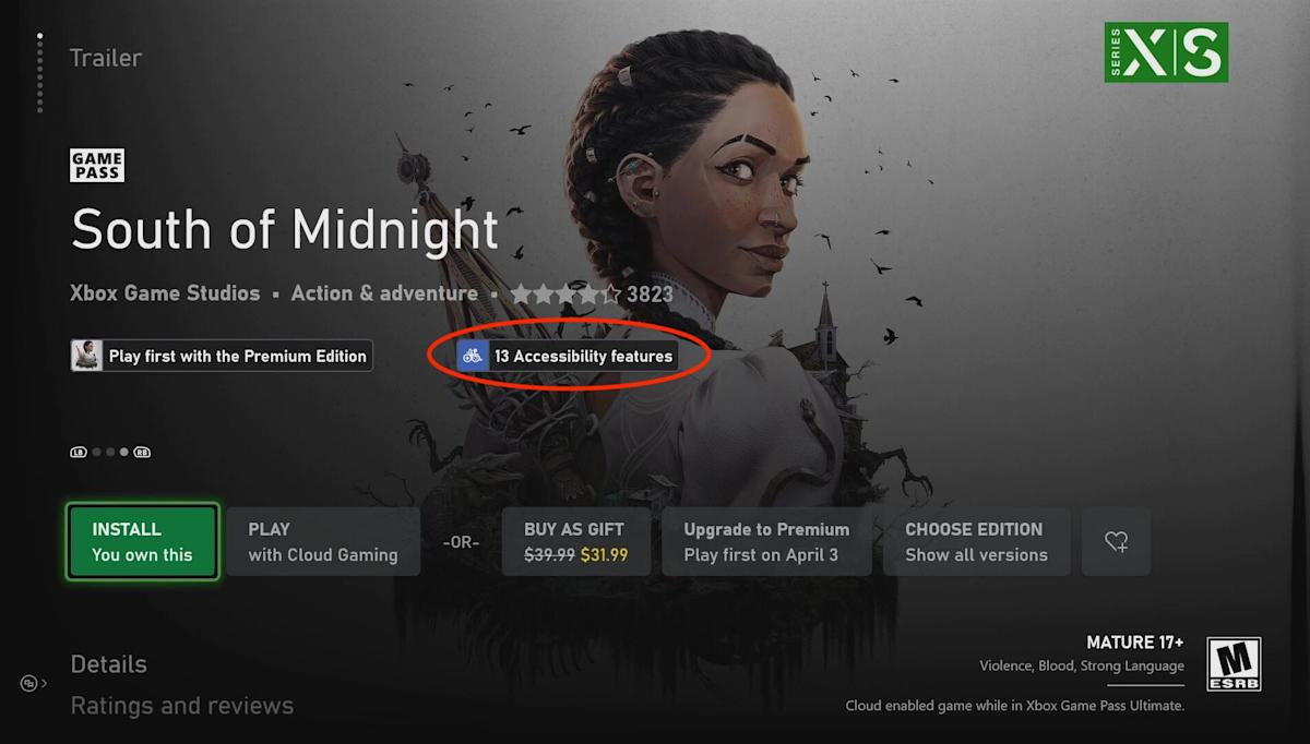 BrailleWorks's tweet card. Microsoft just announced that all digital Xbox games and experiences now feature accessibility tags. These will let purchasers know what type of accessibility features are included.