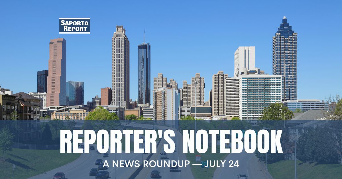 SaportaReport's tweet card. Read Reporter's Notebook: Chamber renews lease, PeachFest returns, Dad's Garage announces 30th season by Derek Prall for SaportaReport here.