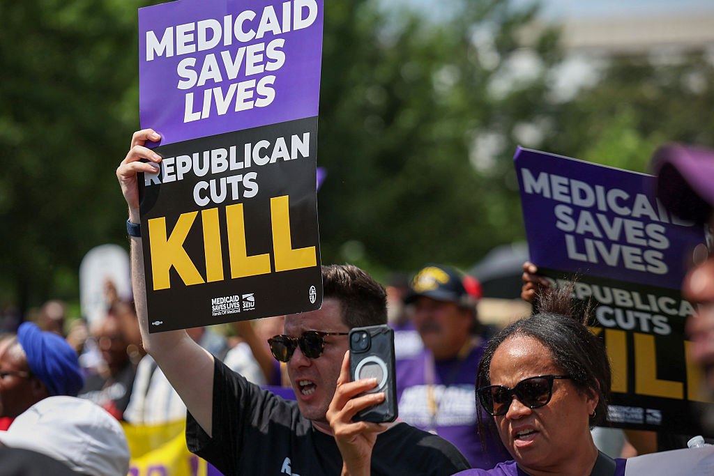 Zac_Petkanas's tweet card. Financial officials from five Democratic-led states warned about how cuts to Medicaid will negatively affect their health care systems.