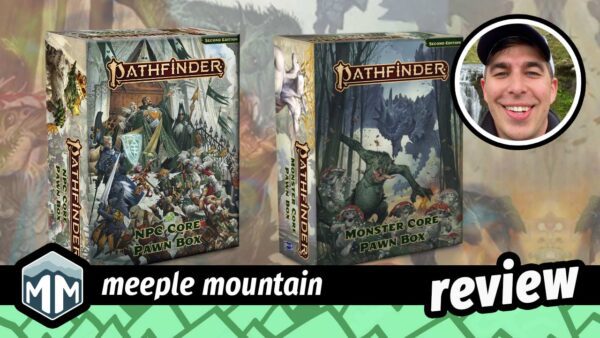 meeplemountain's tweet card. With the remaster of Pathfinder Second Edition there's a slew of new pawns in town via the Monster Core Pawn Box and the NPC Core Pawn Box. Find out more in our Meeple Mountain review.