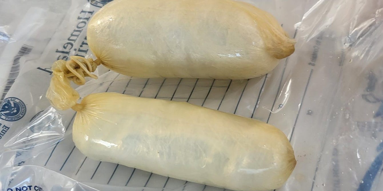 elpasotimes's tweet card. U.S. Customs and Border Protection officers seized large amounts of fentanyl and cocaine, including drugs hidden in a man's body cavity.