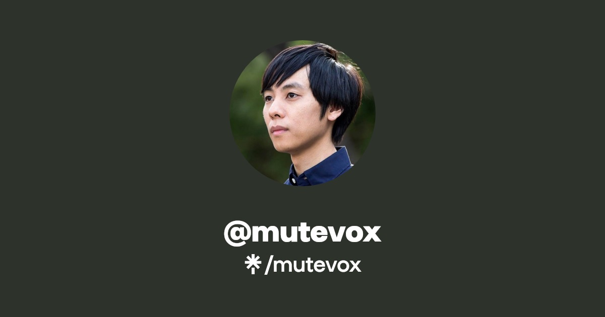 mutevox's tweet card. Linktree. Make your link do more.