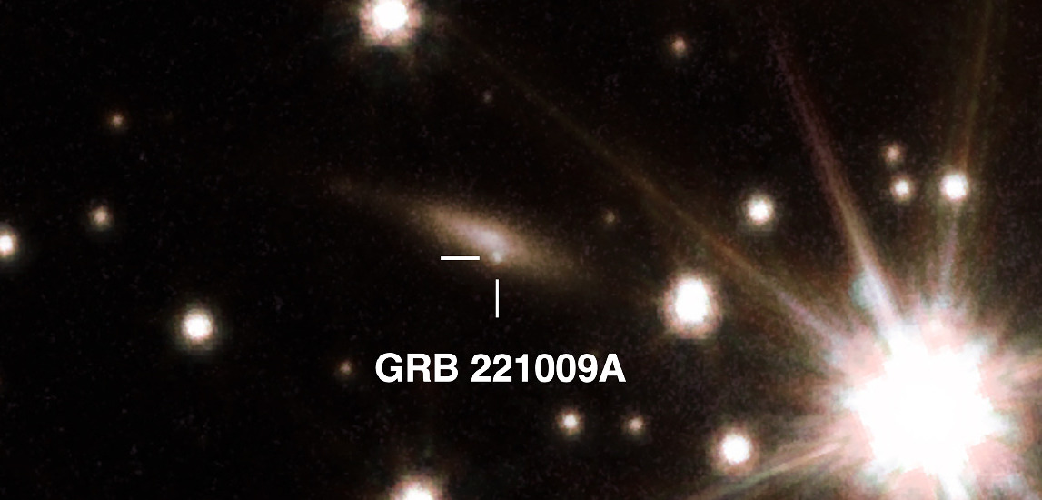 AASNova's tweet card. Two powerful telescopes examined GRB 221009A hundreds of days after the burst was first detected. What did they see?