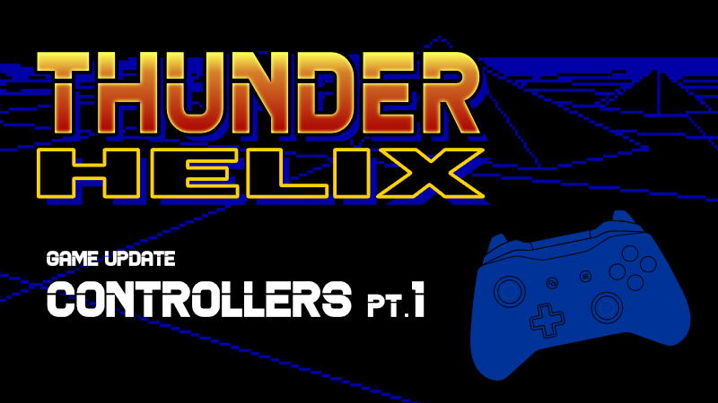 HiddenAsbestos's tweet card. Part 1 of improvements to game controller support in Thunder Helix