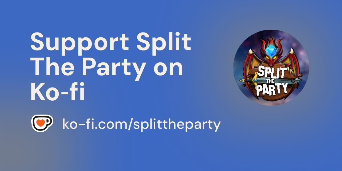 SplitThePartyTV's tweet card. Become a supporter of Split The Party today!