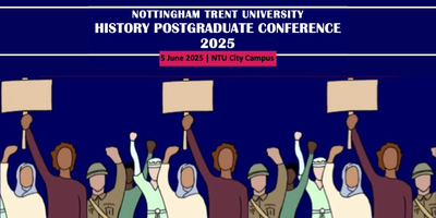 CRHHMS's tweet card. The theme of this year's History Postgrad Conference at NTU is 'Power and the People'.