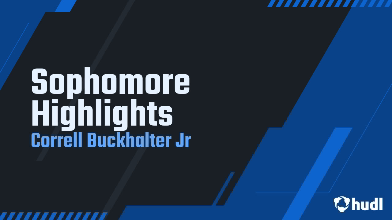 CorrellBuckjr5's tweet card. Sophomore Highlights