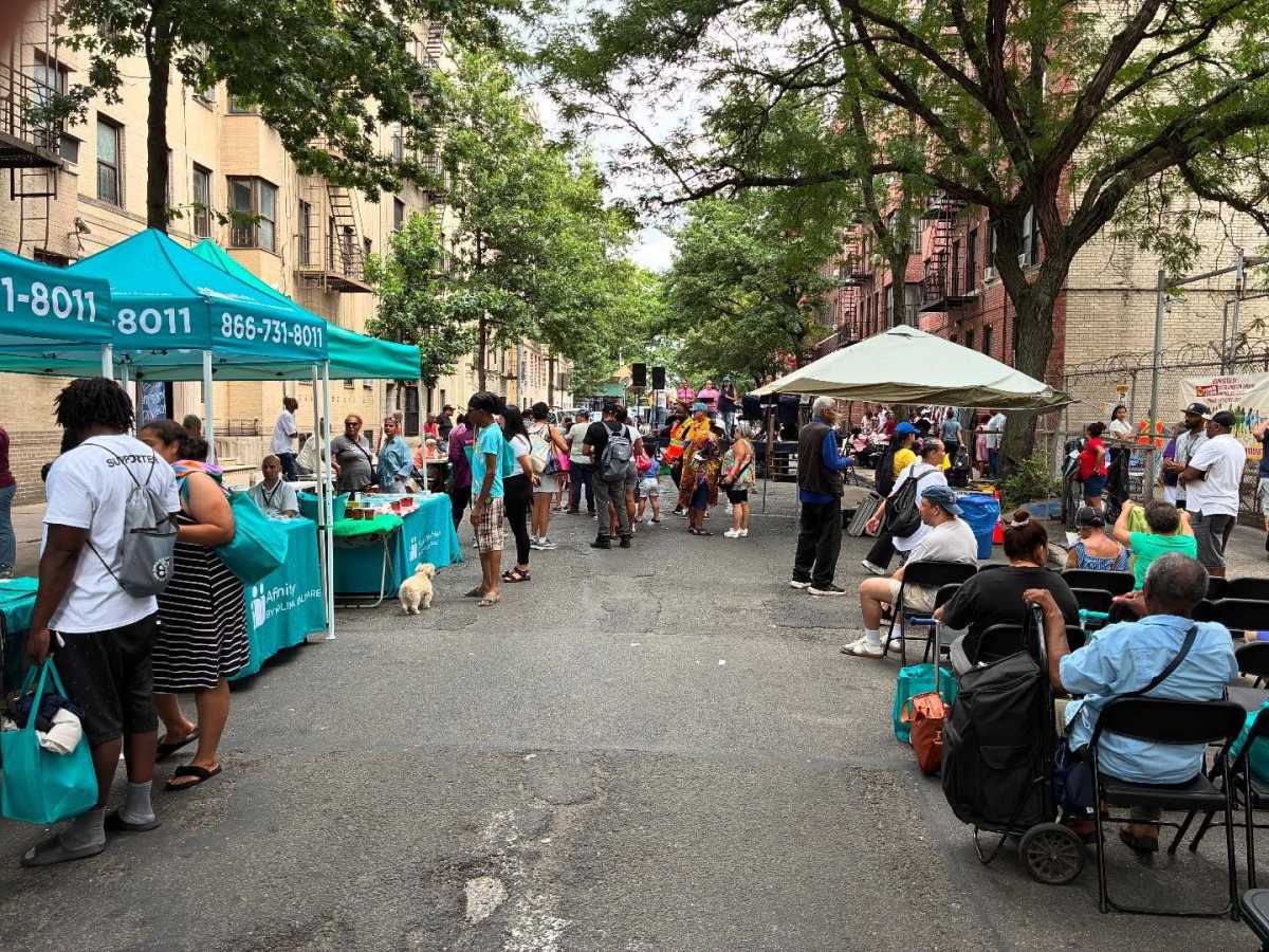 bronxtimes's tweet card. Bronx Rises Against Gun Violence (B.R.A.G.), the community violence intervention program of Good Shepherd Services, hosted its annual Peace Barbeque on July