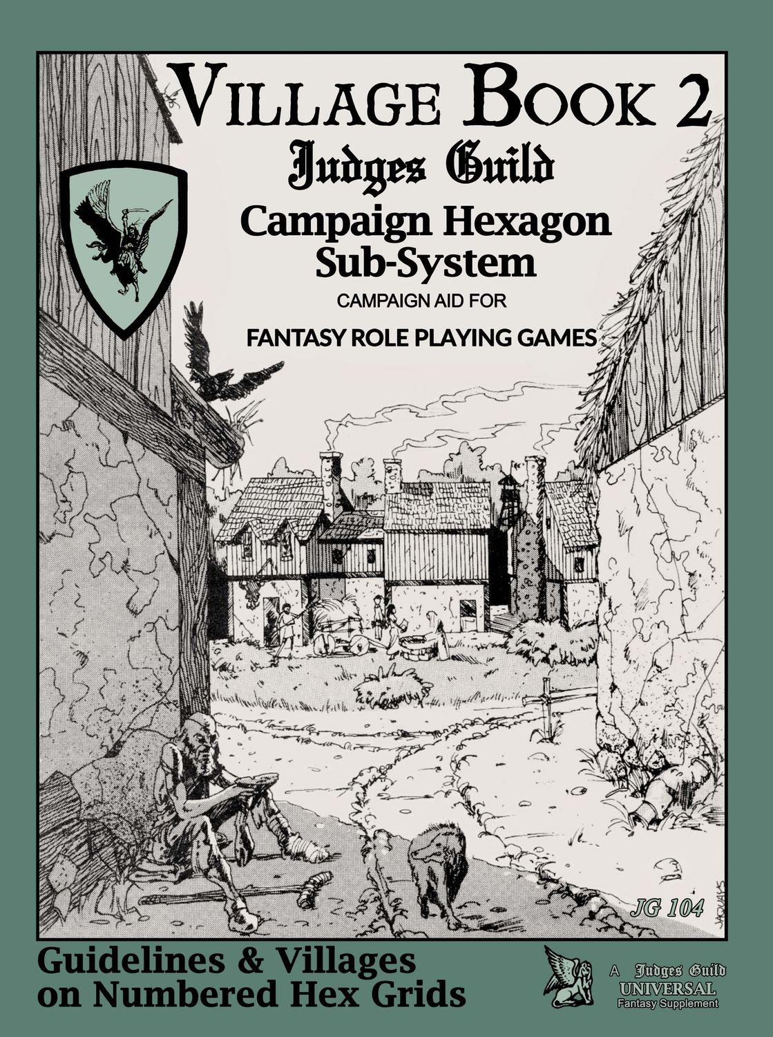 pearsesd's tweet card. Village Book 2 (Originally published in 1979) is a 61 page source book containing tables for creating a villages heraldry for any Role-Play Adventure. Various charts on a Villages Heraldry Layout,...