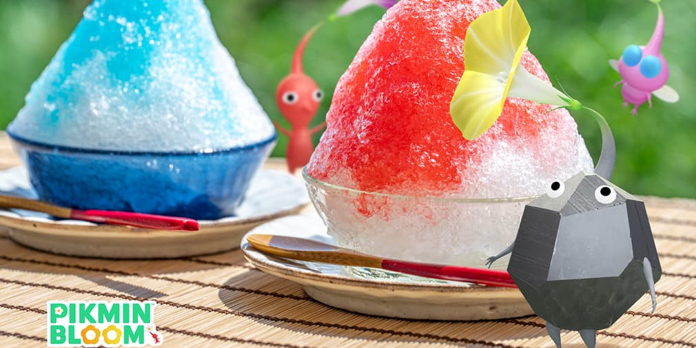 PocketGamer's tweet card. Pikmin Bloom lets you cool off with the new Shaved Ice decor Pikmin in their latest event running from August 1st.