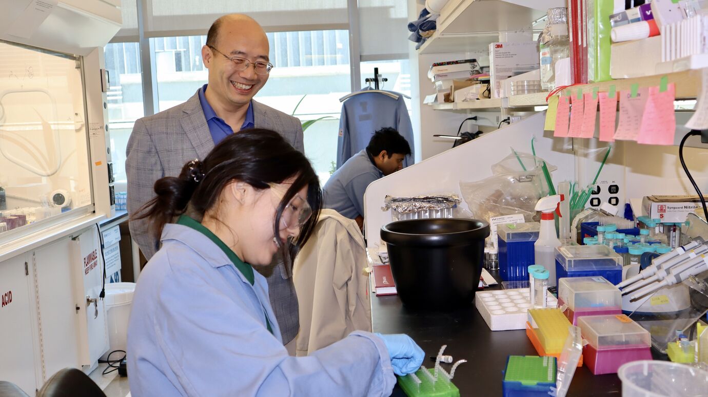 UChicago's tweet card. Prof. Hening Lin brings expertise in enzymes to UChicago, bridging scientists, engineers and doctors to translate research to clinical applications